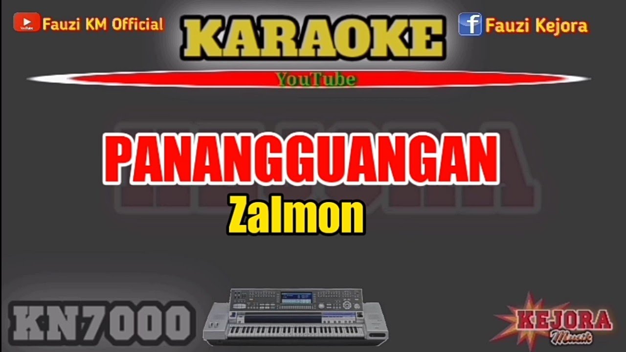 PANANGGUANGAN Karaoke/lirik Zalmon
