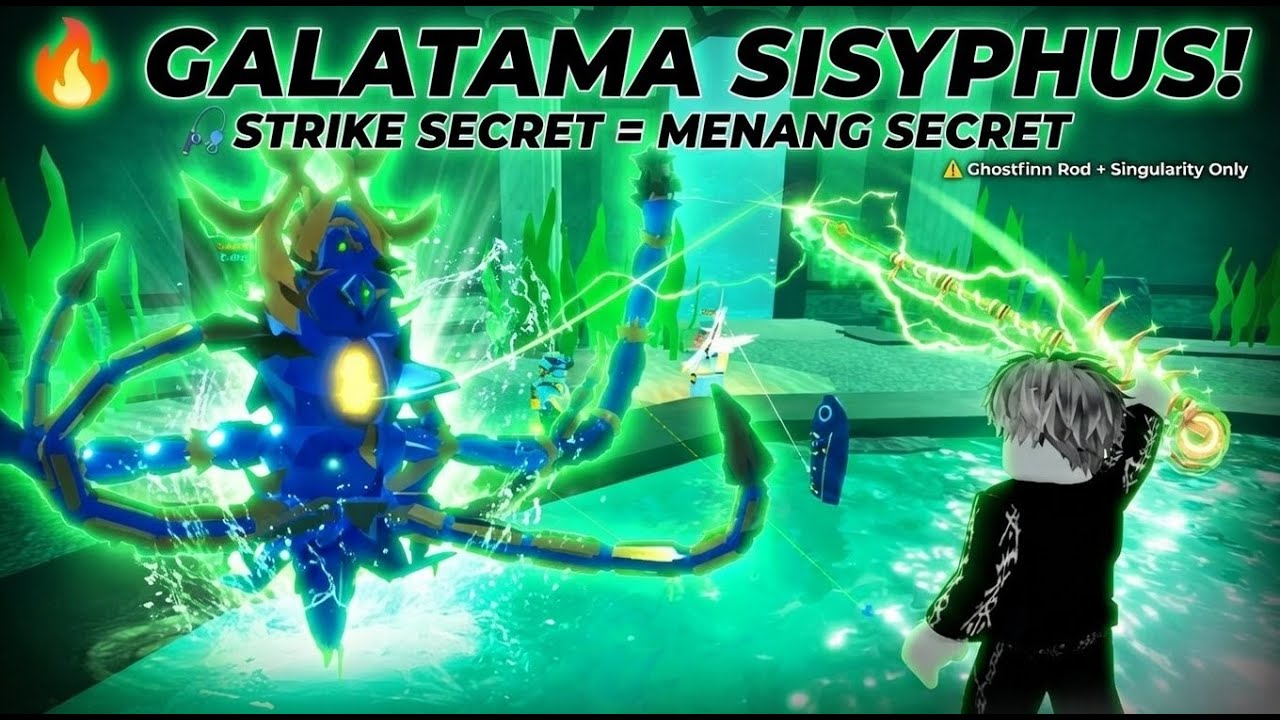 🎣 LIVE Fish It Roblox | GALATAMA SISYPHUS! Strike Secret = Menang Secret 🔥 Wajib Ghostfinn + Singu