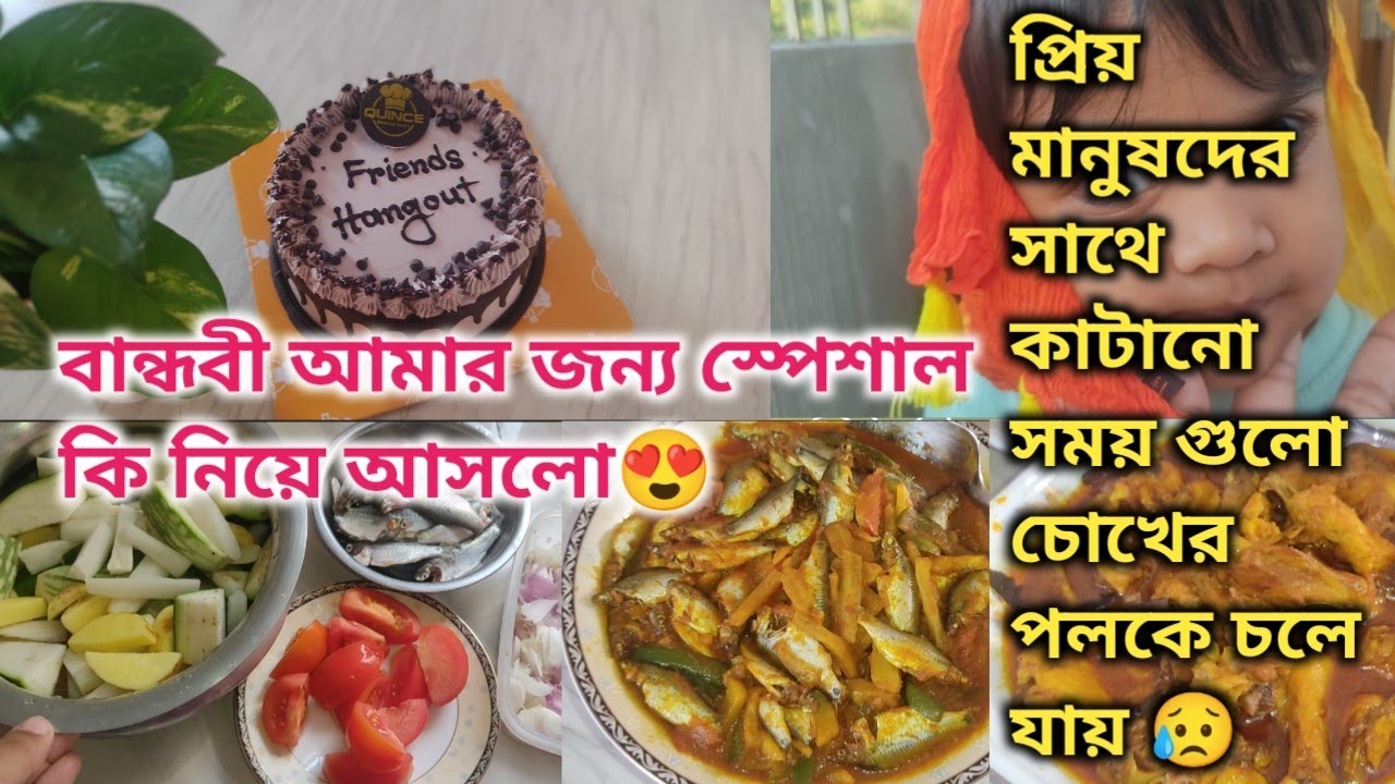 হঠাৎ করেই বান্ধবীদের বাসায় দাওয়াত দিলাম/বাজার গুছিয়ে কি কি রান্না করলাম বান্ধবীদের জন্য