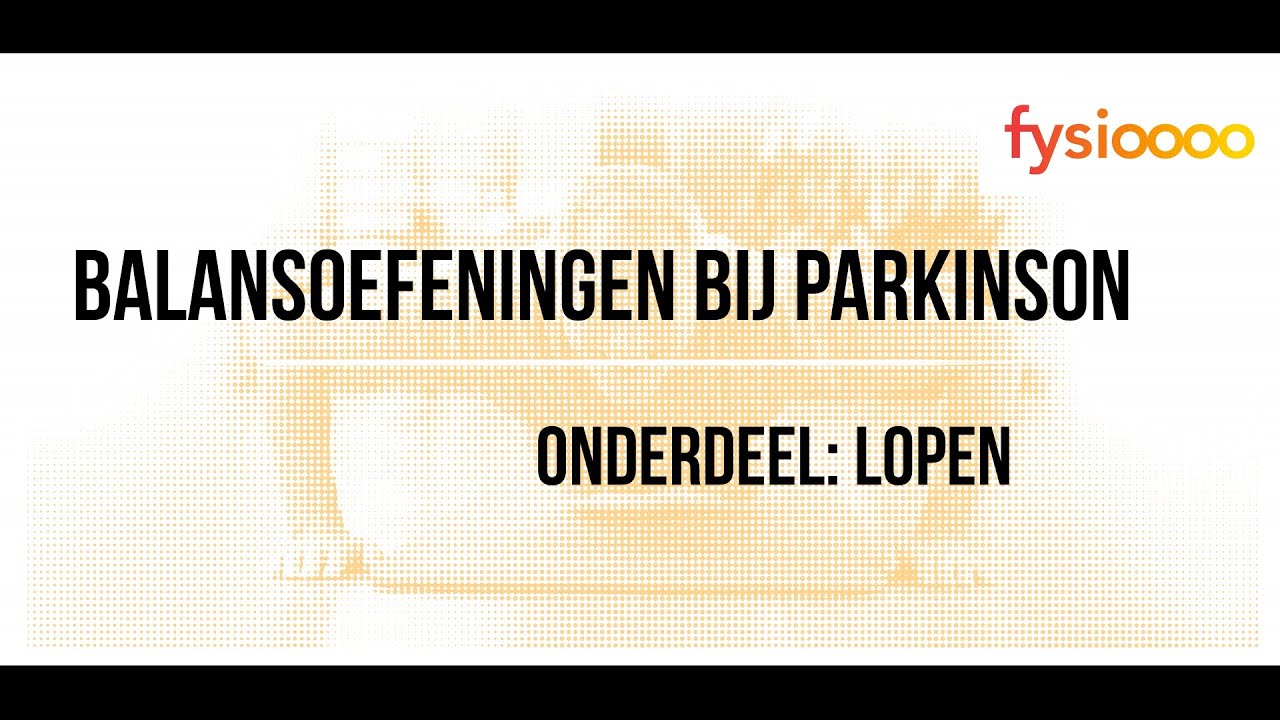 Oefenen bij Parkinson: Lopen.