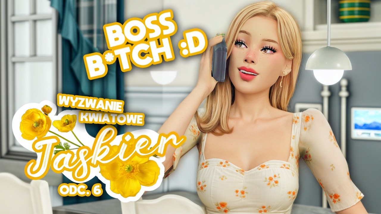 DOROTA DORASTA! Nowy look i miętowa KLINIKA🌼 Wyzwanie Kwiatowe #6 | Pokolenie JASKIER The Sims 4