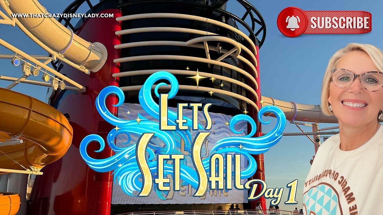 Day 1- Disney Treasure/ Settle In and Set Sail 