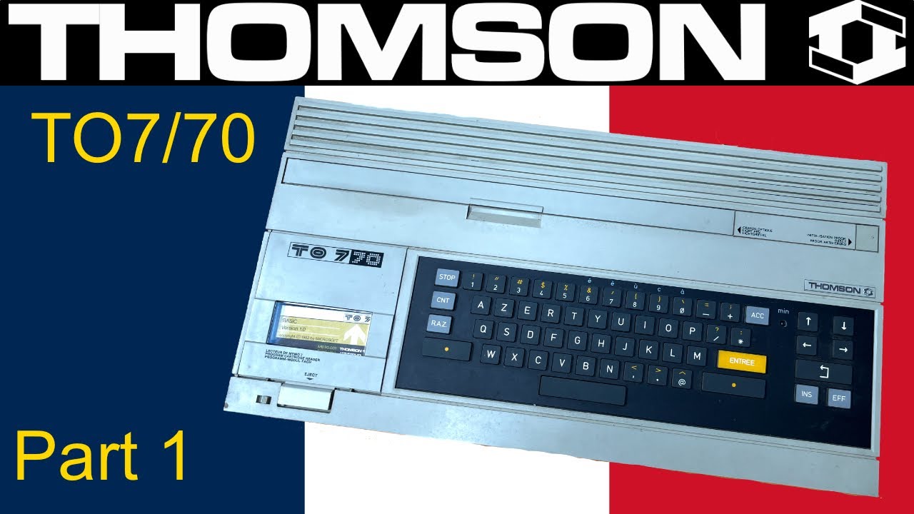 🇫🇷 Thomson TO7/70: Part 1 (First look) [TCE #0436]