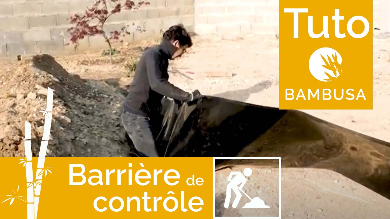 bambusa.fr | Comment installer la barrière de contrôle ? 🌱