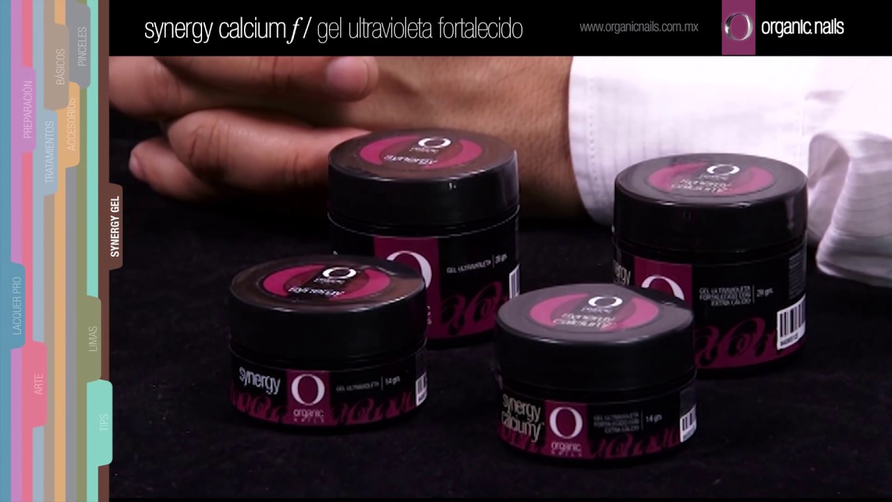 Gel Synergy Calcium f / Gel ultravioleta con extra calcio Organic Nails