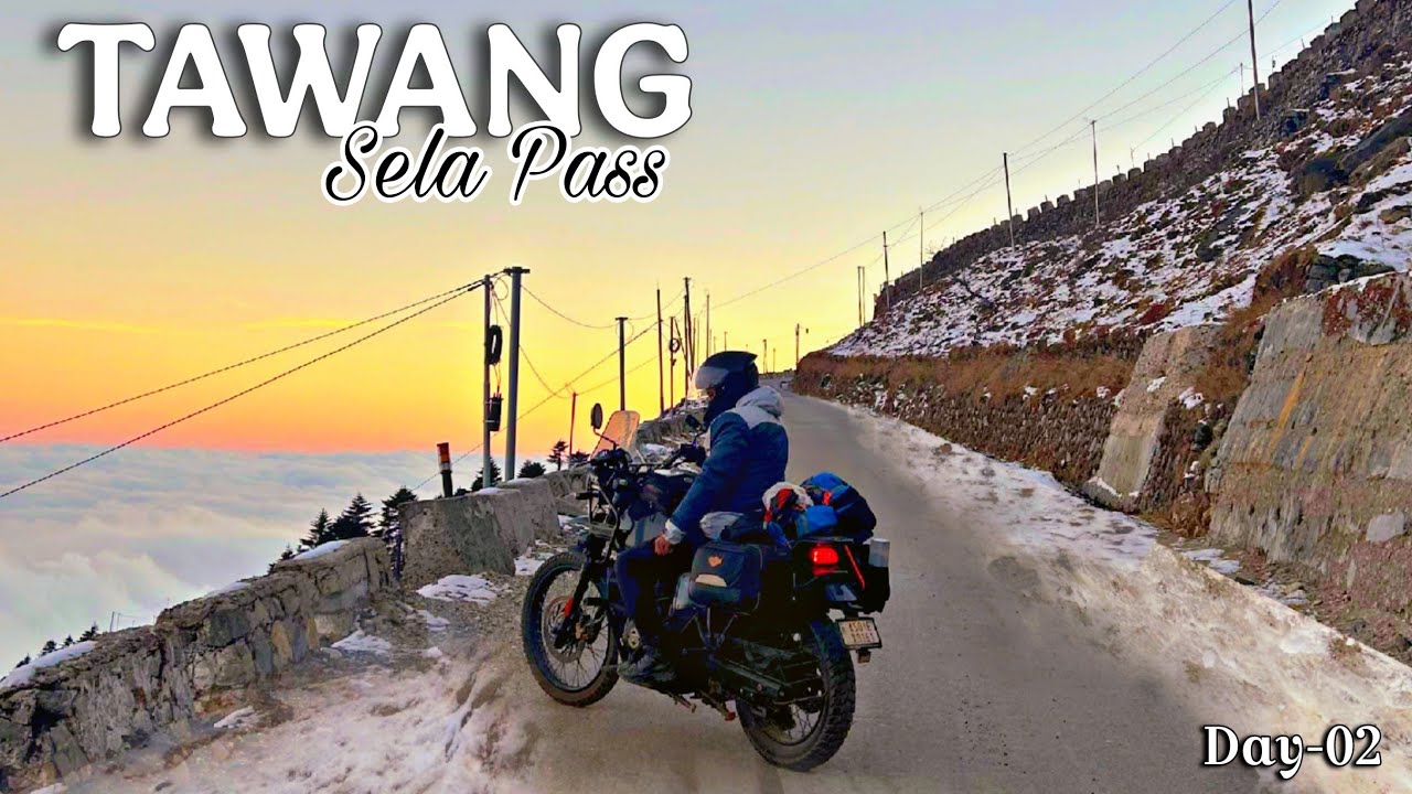 Shergaon to Tawang | Sela Pass | 230 kms Ride | Extreme cold weather