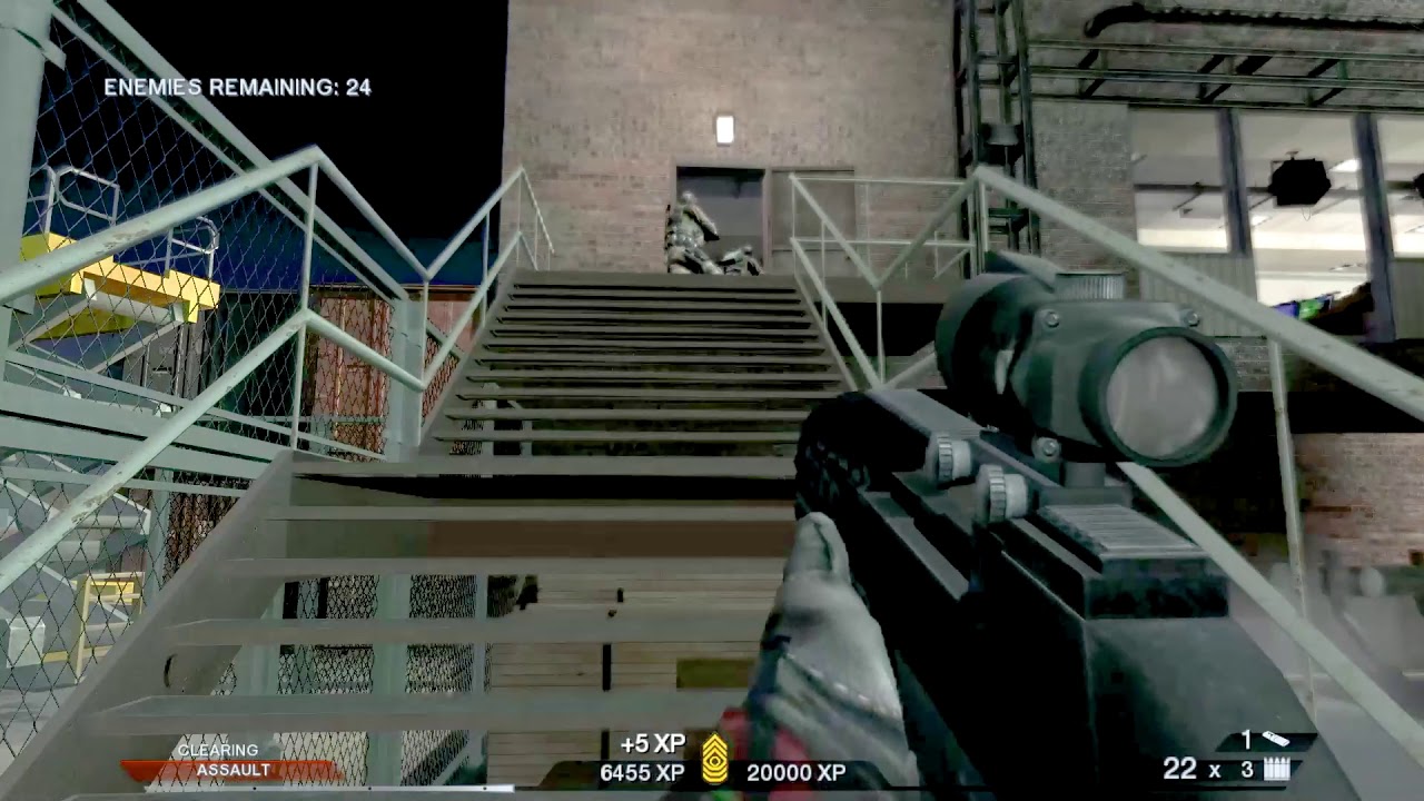 Rainbow Six Vegas 2 - Terrorist Hunt - Trainyard - Realistic Difficulty - Perfect Run