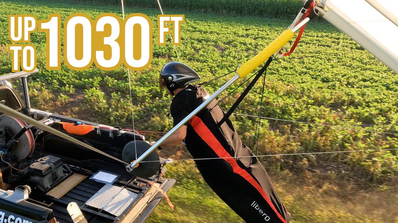 Hang Gliding - First Truck Tow. New Woody Valley Pod and Icaro Helmet, links in the description.