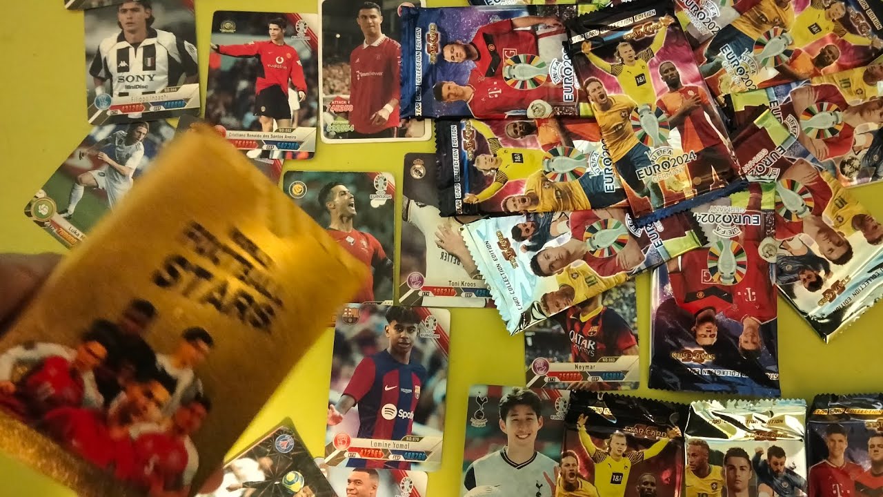 УАААУ ФУТБОЛЬНЫЕ КАРТОЧКИ/ОБЗОР #football #обзор #распаковка #ronaldo