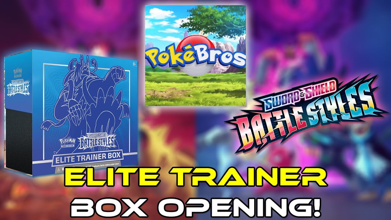 Pokemon BATTLE STYLES ELITE TRAINER BOX OPENING! (PokeBros Giveaway ETB Prize Opening)