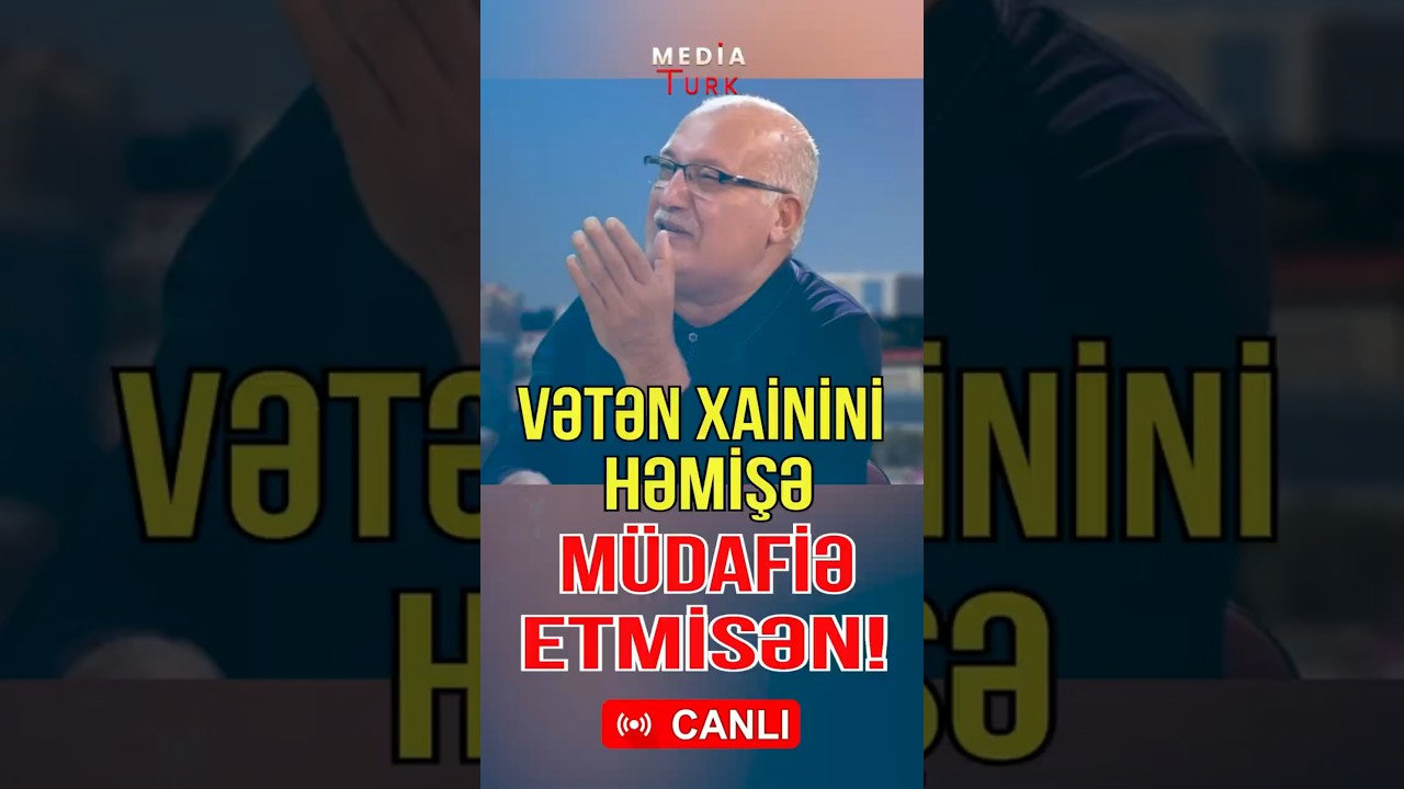 Vətən xainini həmişə m&uuml;dafiə etmisən! - Millət vəkilini İTTİHAM ETDİ - Media Turk TV #mediaturk
