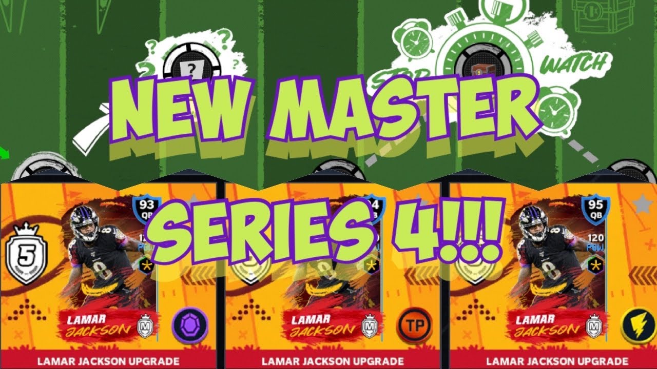 NEW MASTER SERIES 4 WITH 92 OVR PLAYERS WALLER AND JORDAN! GET 95 LAMAR JACKSON! | Madden Mobile 21
