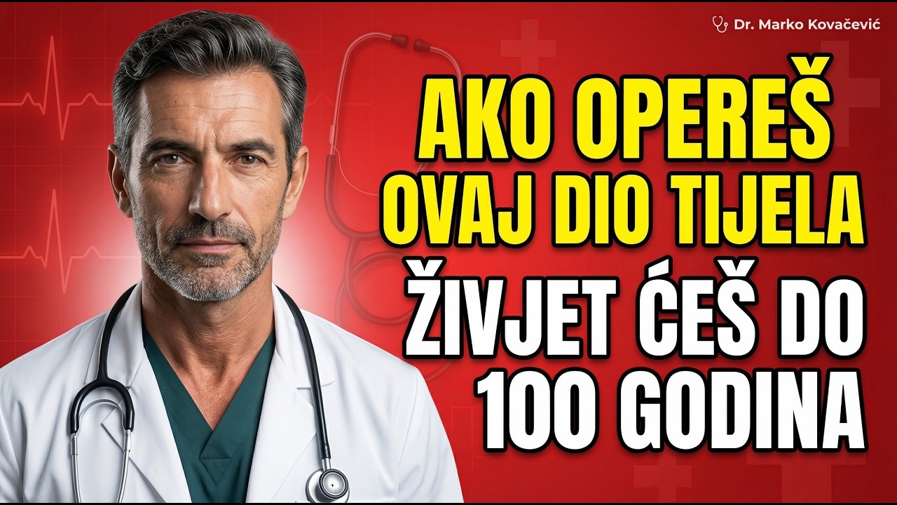 Stariji od 60 koji ne peru ove dijelove tijela mogu skratiti svoj život | Dr. Marko Kovačević