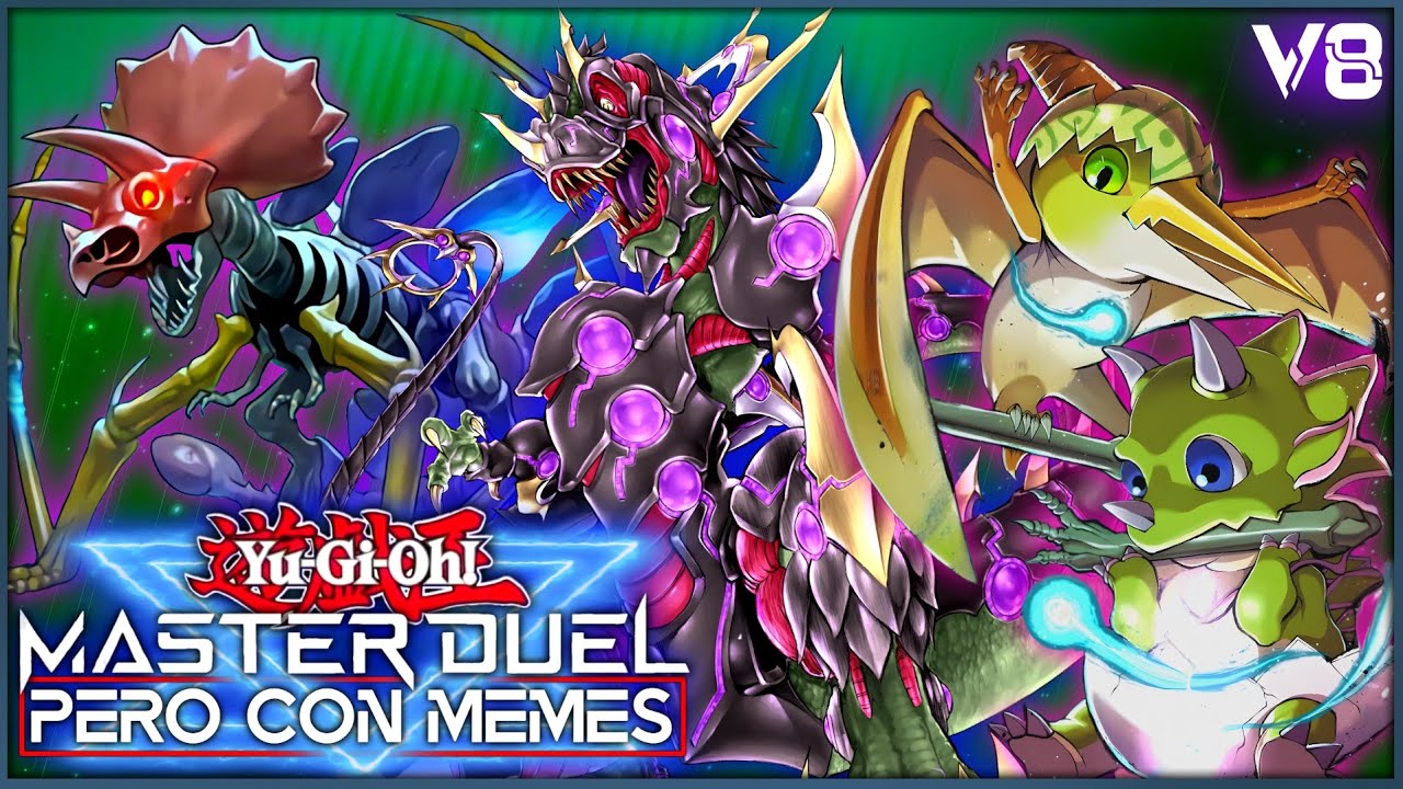 COMBEANDO DESDE LA ERA MESOZOICA // [DINO DECK] || MASTER DUEL PERO CON MEMES - v8