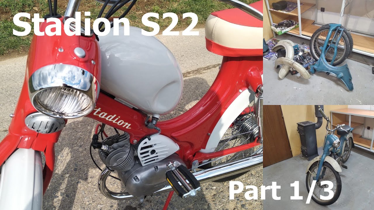 Renovace mopedu Stadion S22  Part 1/3