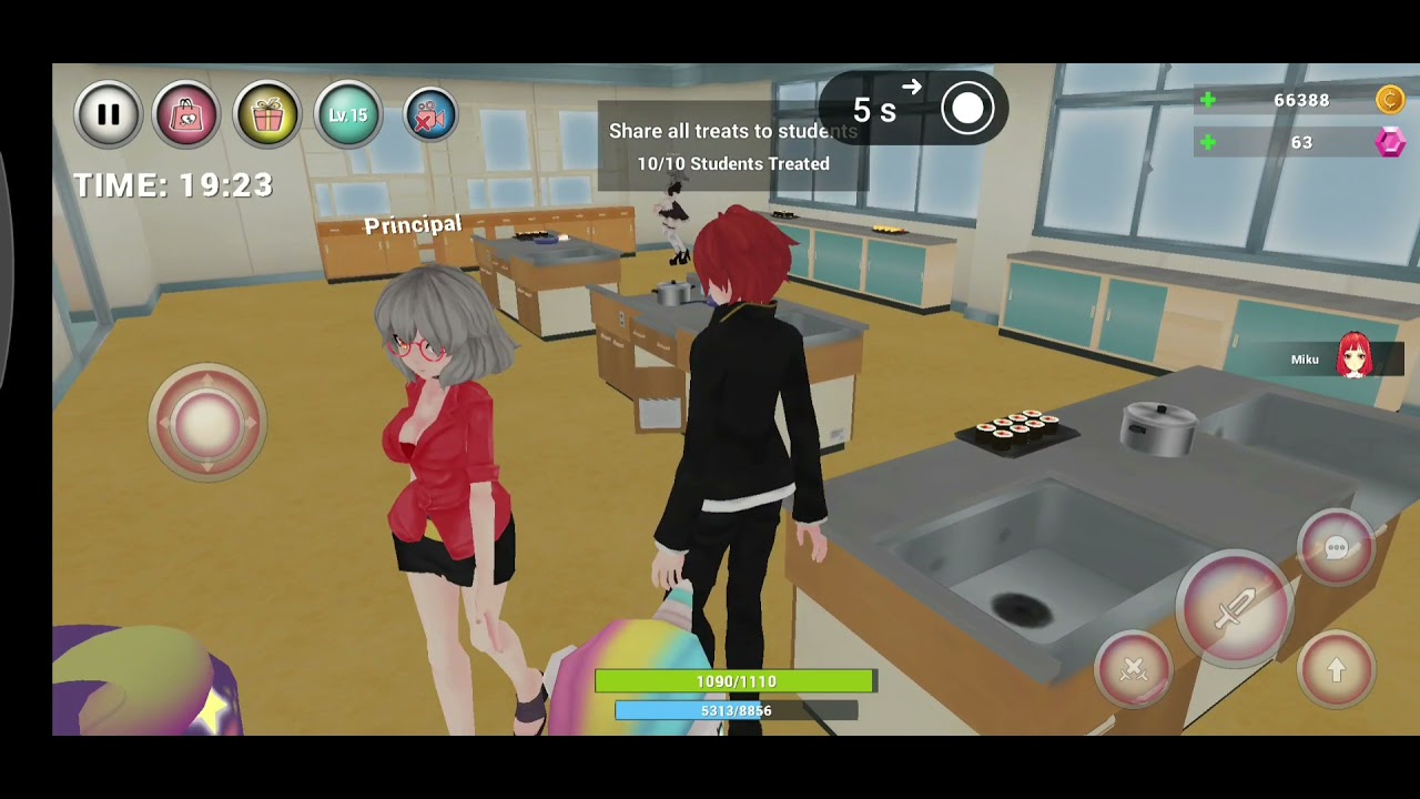 Anime School Simulator Finish All Mission Joining Cooking Club and Part Time Job