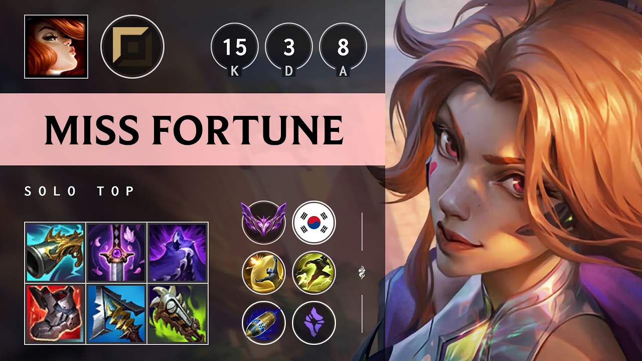 Miss Fortune Top vs Yone - KR Master Patch 25.21