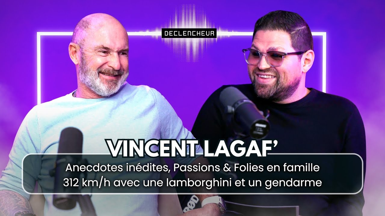 🎙️VINCENT LAGAF : Anecdotes, Passions & Folies, 312 km/h avec une lamborghini et un gendarme...