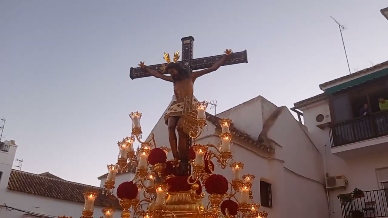 Salida extraordinaria del Santísimo Cristo de confalon Écija 2022 parte 6