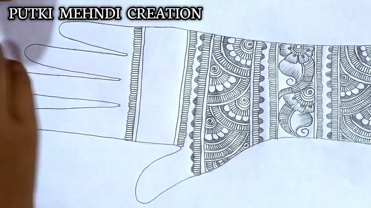 Full hand Bangles mehndi// beautiful Bangles style  mehndi design 2022// Putki mehndi creation