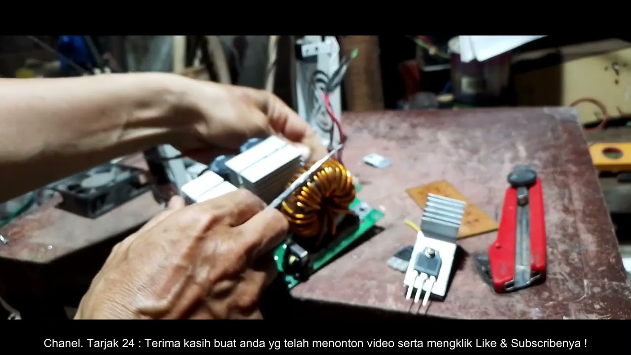 Perbaikan trafo las Genmaru 380 wat