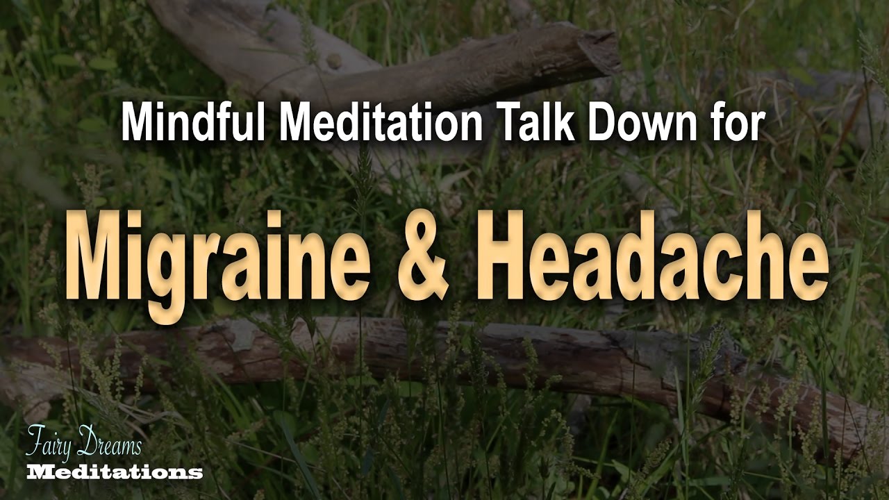 Migraine & Headache Guided Sleep Relaxation Talkdown with continuing music