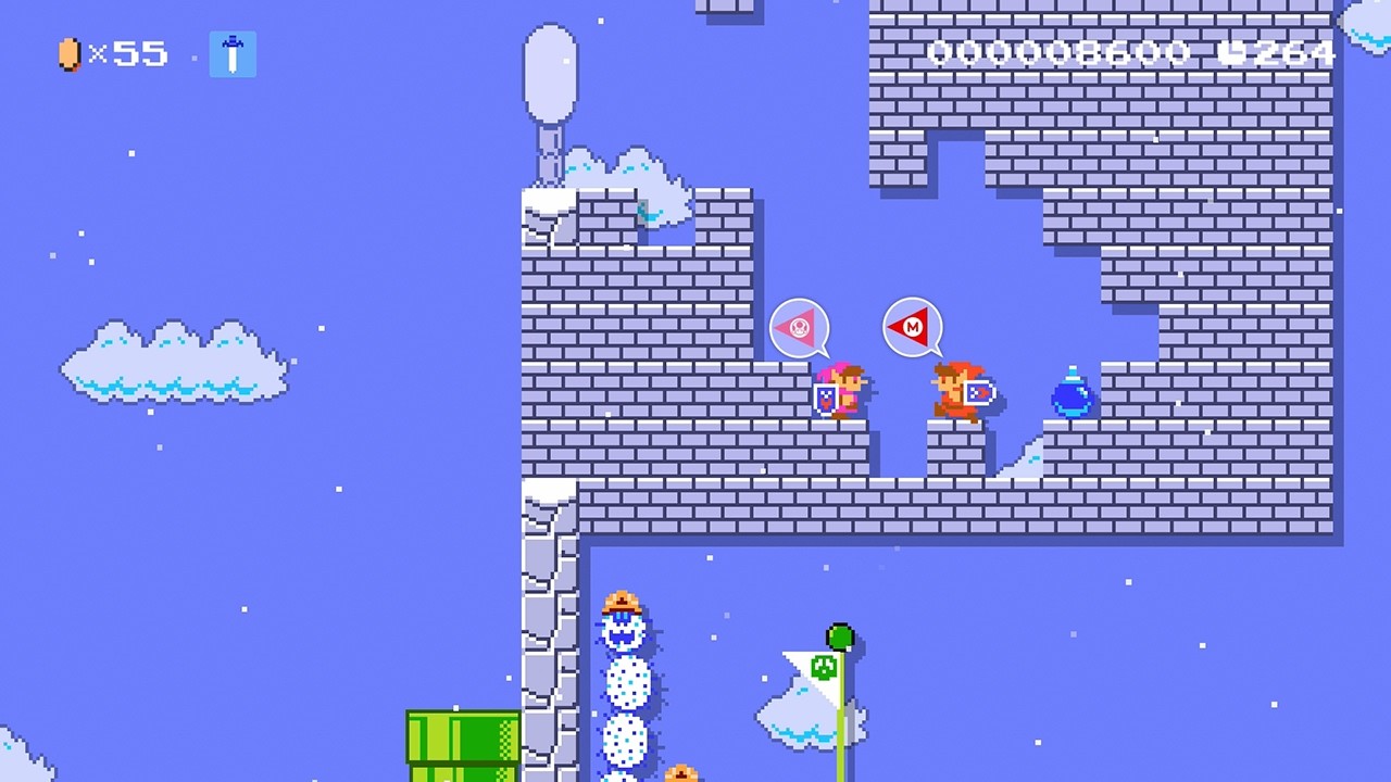 ダイレクトゴール開拓ｗｗｗｗ【マリオメーカー2 みんなでバトル】