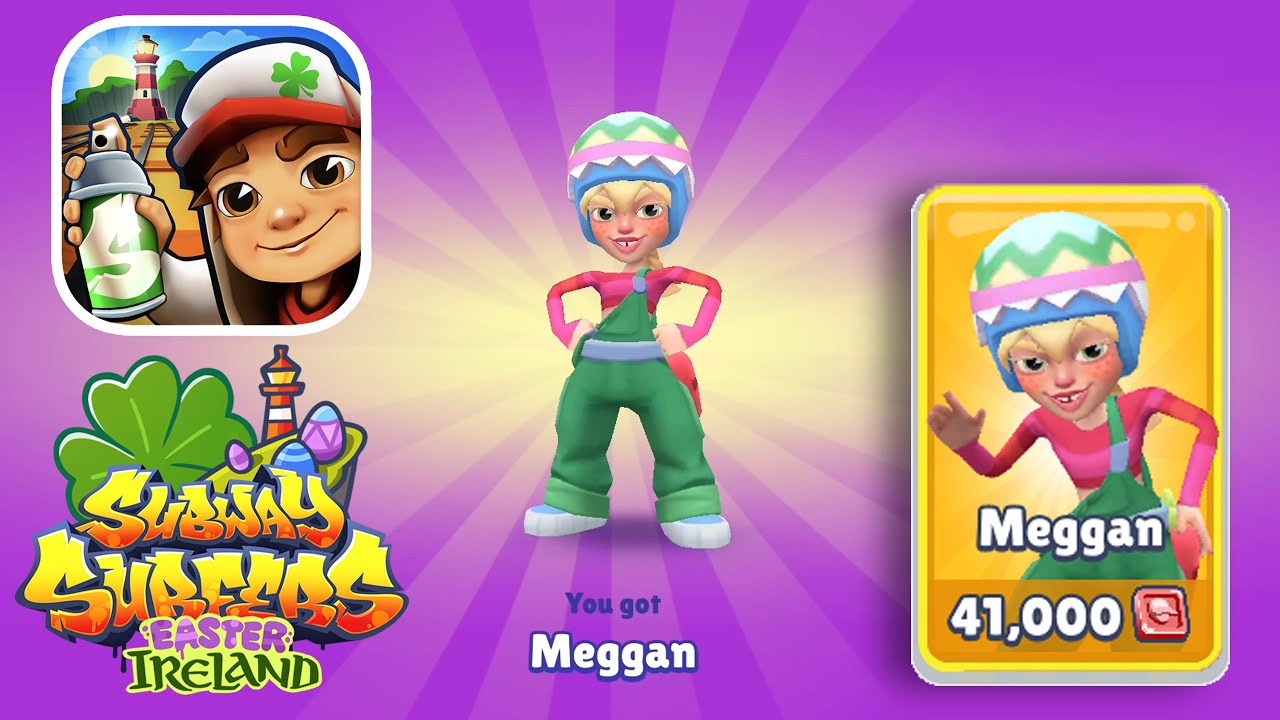 SUBWAY SURFERS EASTER IRELAND 2024 : UNLOCKING MEGGAN