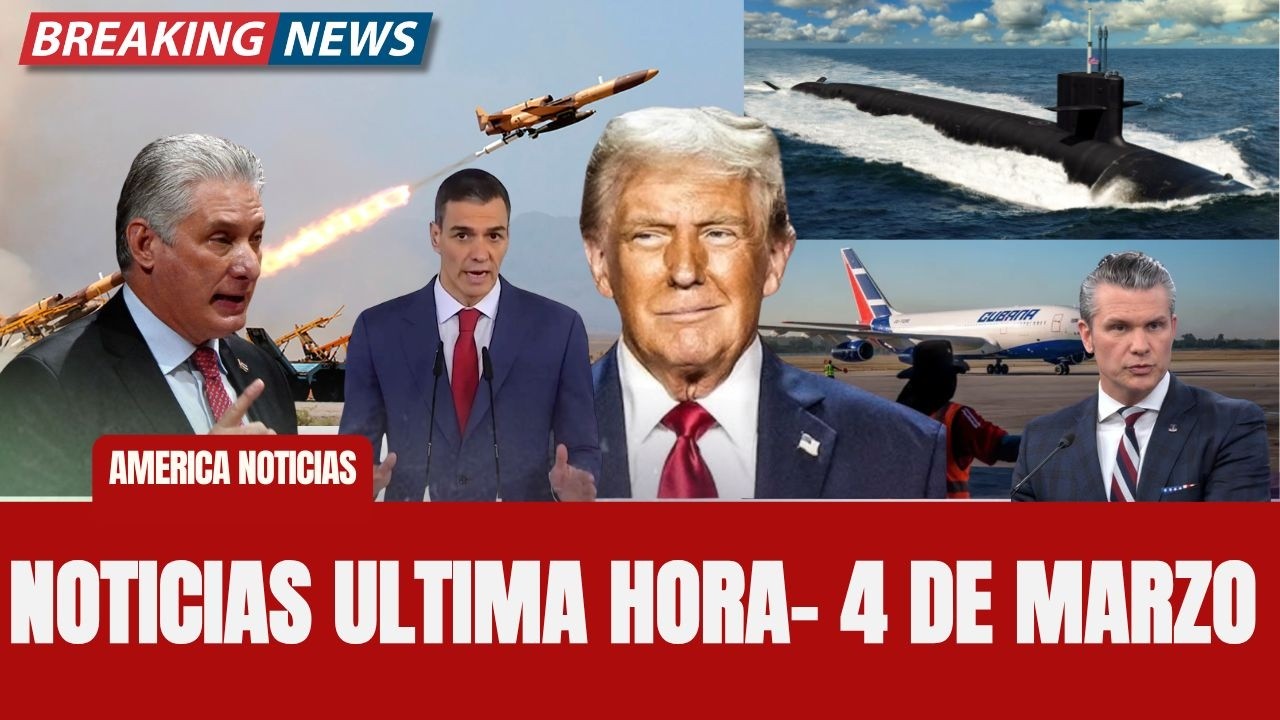 🚨NOTICIAS: TRUMP PIDE LA CABEZA DE DIAZ-CANEL | SUBMARINO DE EEUU HUNDE BUQUE DE GUERRA IRANÍ