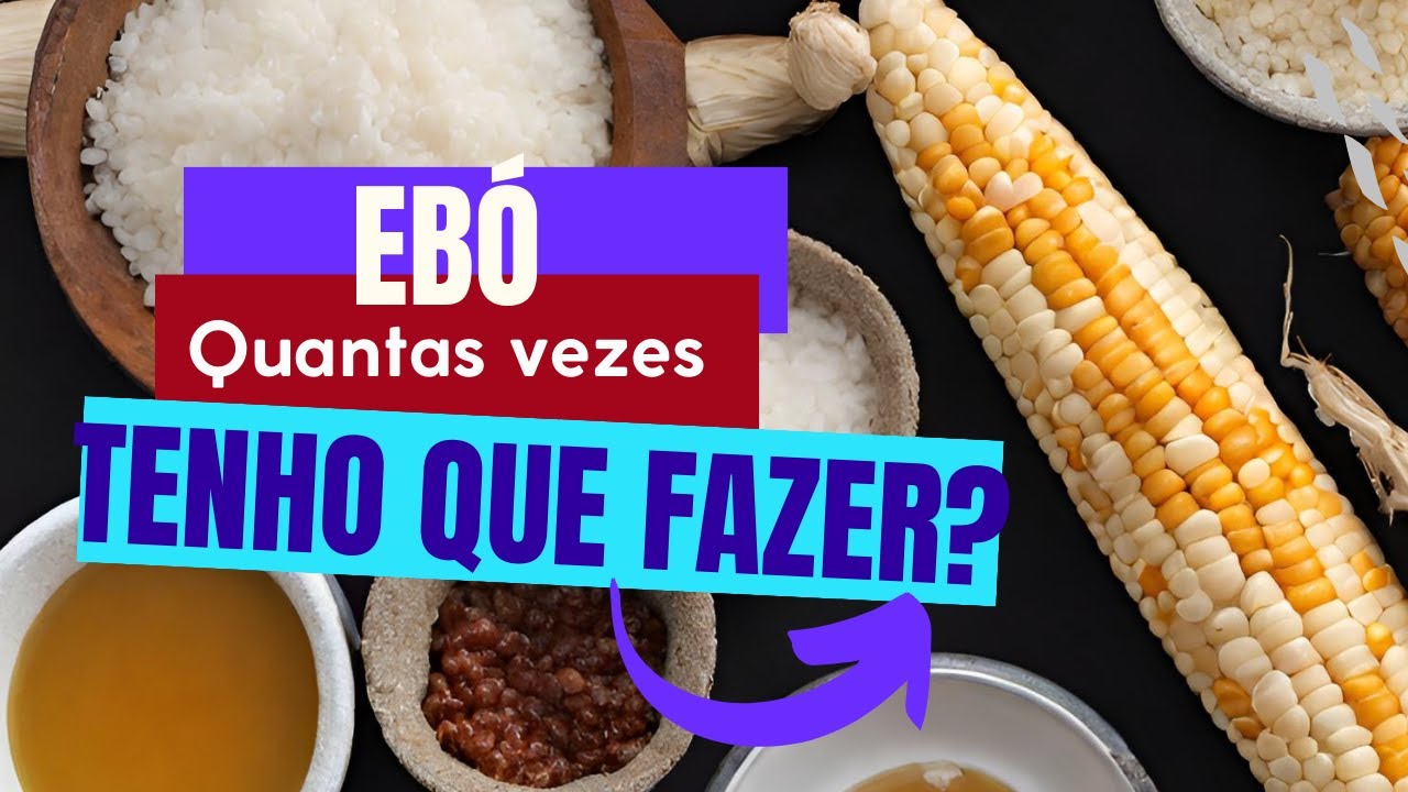 Ebó, quantas vezes são necessários?  @kitandadosorixas