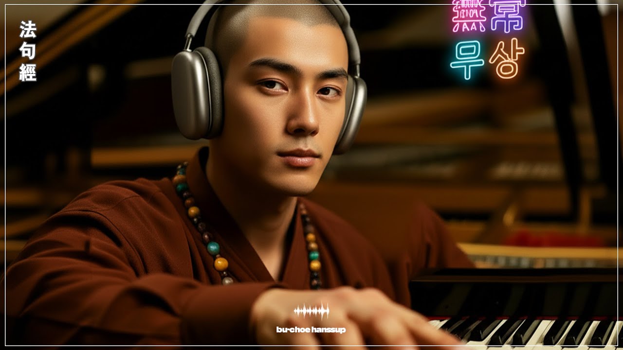 잘생긴 스님 재즈 라이브｜법구경 1권 무상품(無常品)｜부처핸썹｜부처님말씀｜불경 법전