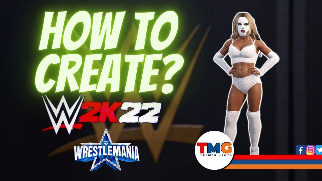 How To Create Carmella WrestleMania 38 Attire! WWE 2K22