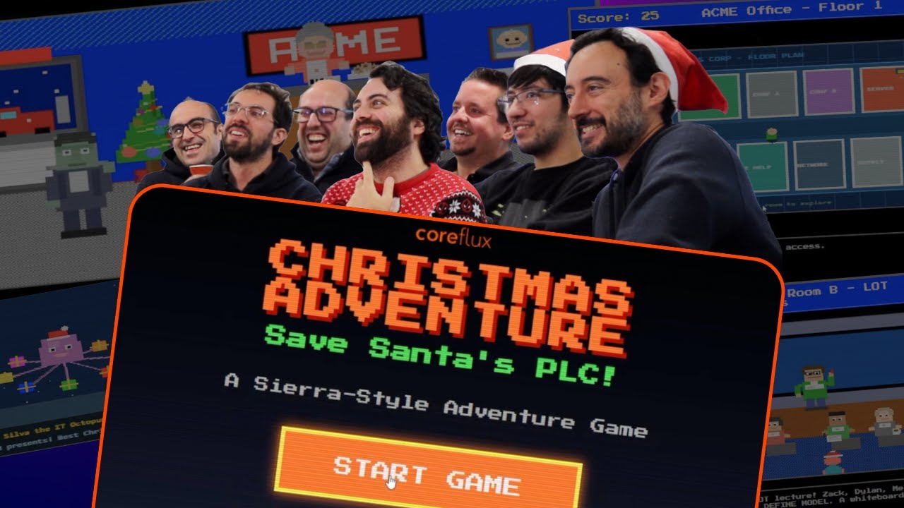 Let's Play Christmas Adventure: Save Santa's PLC! | Coreflux Christmas Game 2025