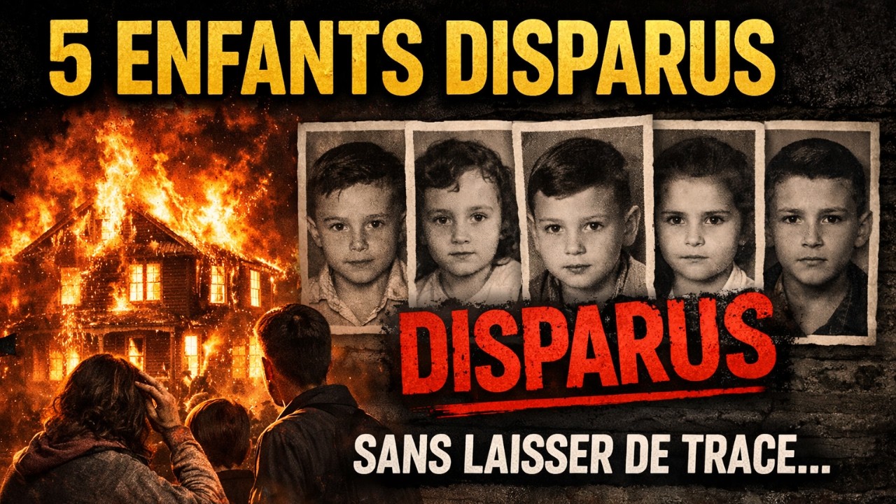 La maison brûle… mais 5 enfants disparaissent sans laisser de trace