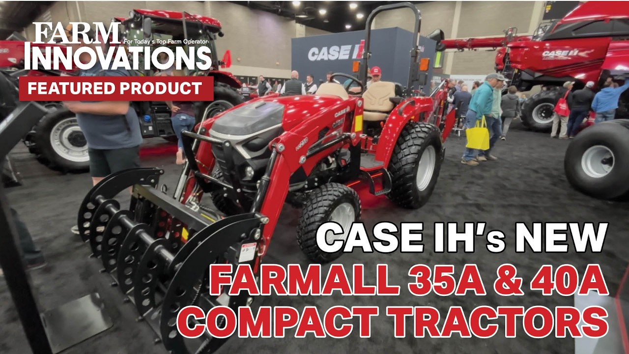 Компания Case IH представила новые компактные тракторы Farmall 35A и 40A.