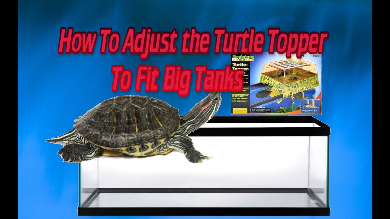 How to Adjust The Penn Plax Turtle Topper for tanks wider than 14 inches