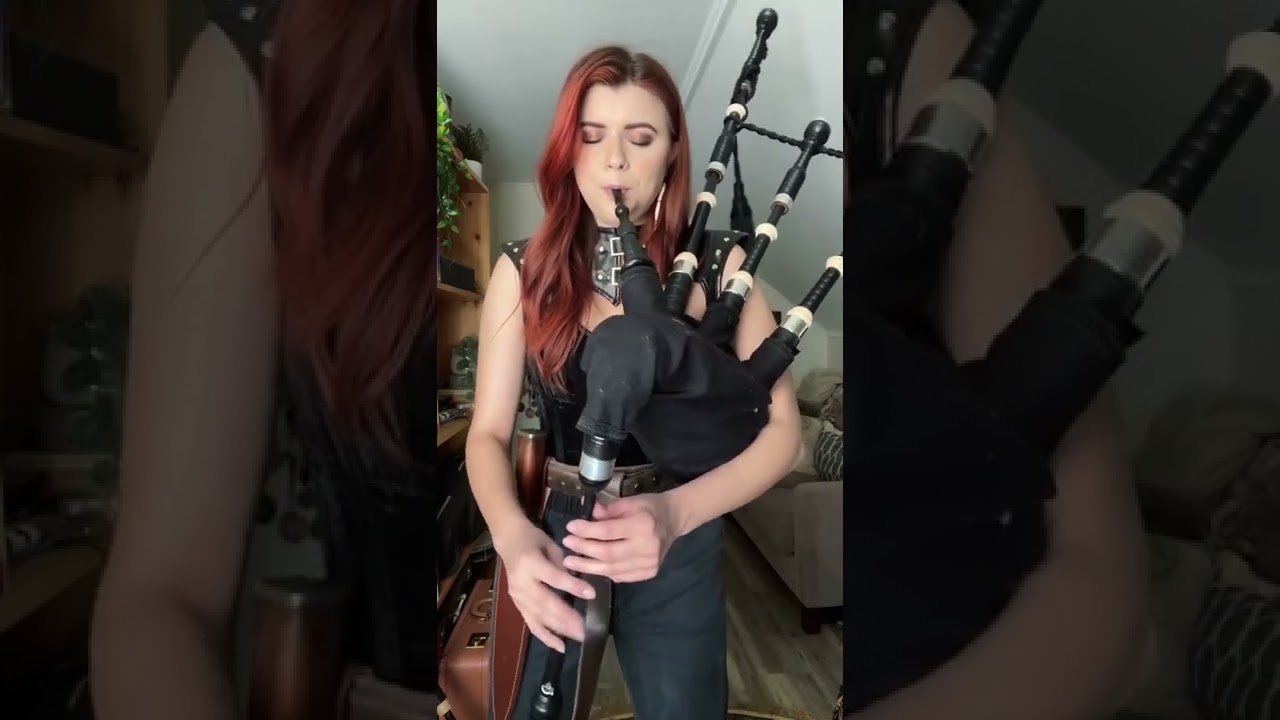Pirates of the Caribbean theme on bagpipes