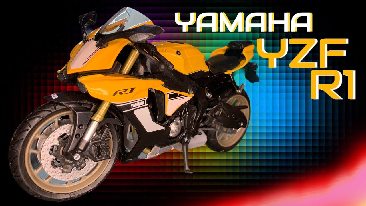 Yamaha YZF - R1 1/12 Scale Diecast Model Motorbike Review