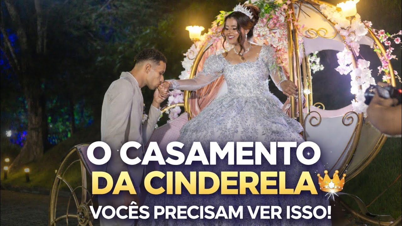 Layane e Renan 💍✨ 29.11.2025 – Um Casamento de Conto de Fadas #disney #cinderela 