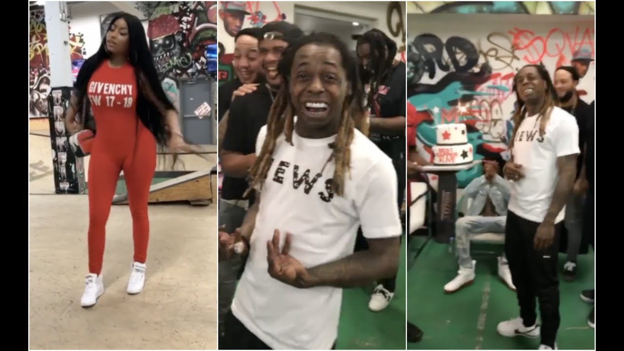 Nicki Minaj Throws Lil Wayne Surprise Birthday Party At Skate Park #AllUrbanCentral
