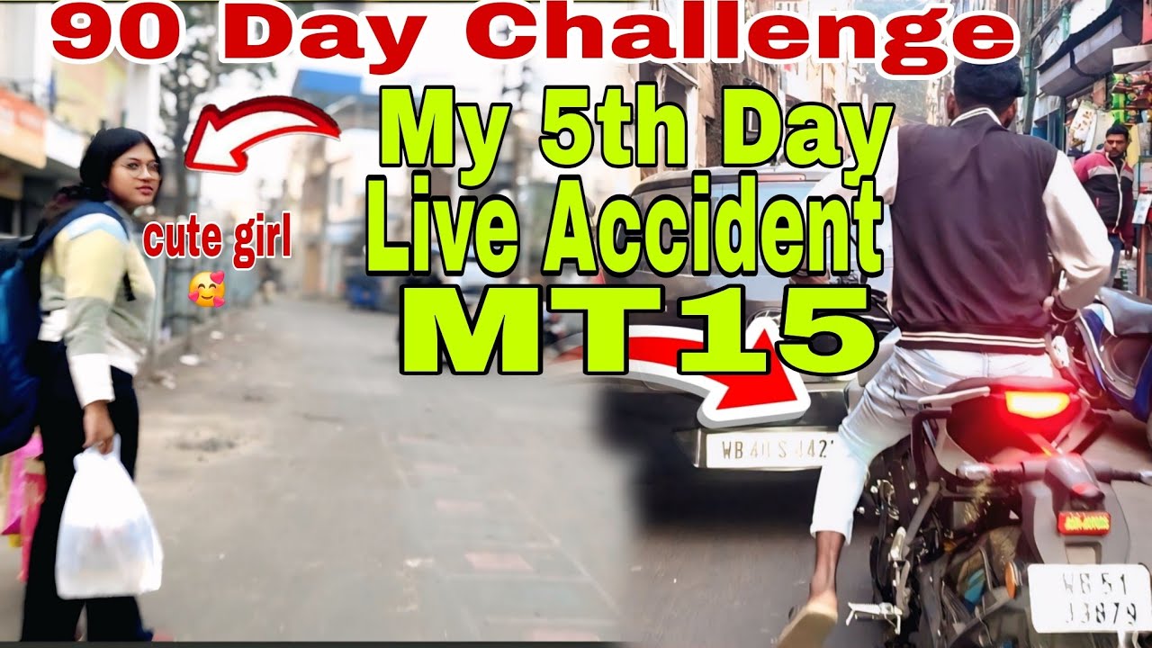 90 Day Challenge Day 5th/ Live Accident mt15/ Super Duke Ride Challenge 90 Day 