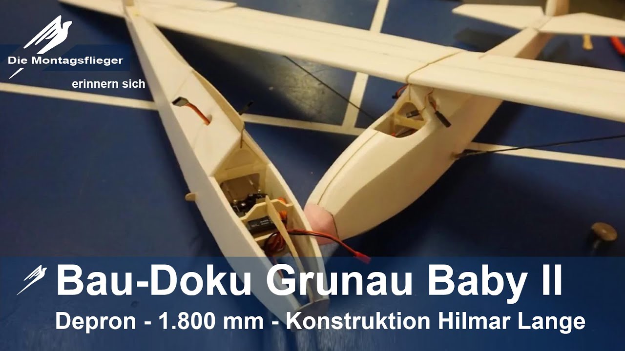 Grunau Baby II Depron Bau Doku Konstruktion Hilmar Lange