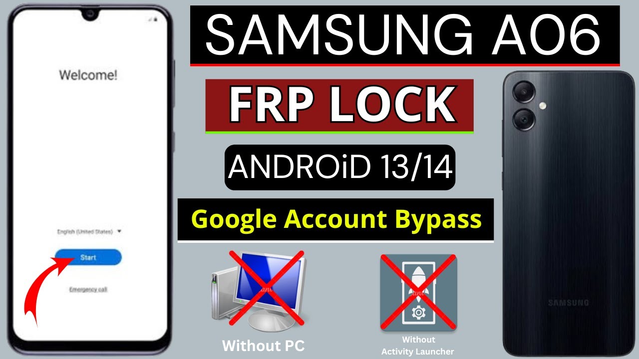 Samsung A06 Frp Bypass Without PC Android 13/14 | Samsung A06 Google Account Bypass