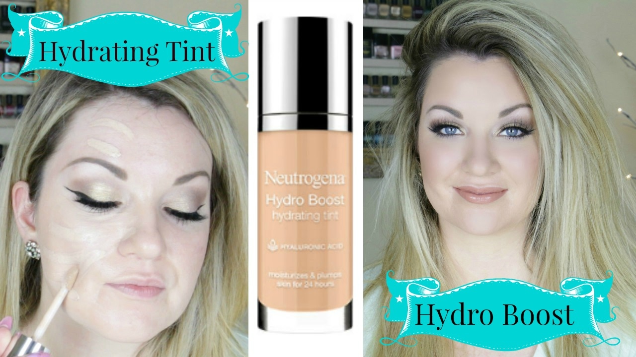 NEW!! NEUTROGENA HYDRO BOOST HYDRATING TINT {First Impression, Review & Demo!}