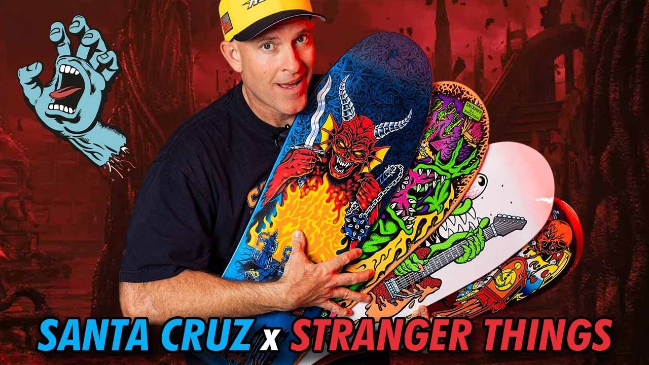 Stranger Things x Santa Cruz Skateboards, первый взгляд на 5 сезон