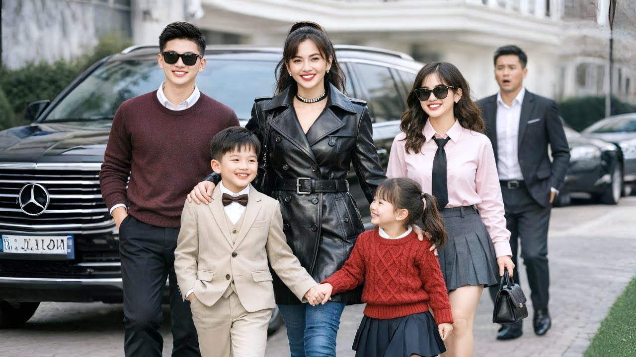 Gặp Lại Vợ Cũ Dắt 4 Đứa Con Về Sau Ly Hôn , Tỷ Phú Đứng Lặng Khi Thấy Cô Đứng Cạnh Siêu Xe.