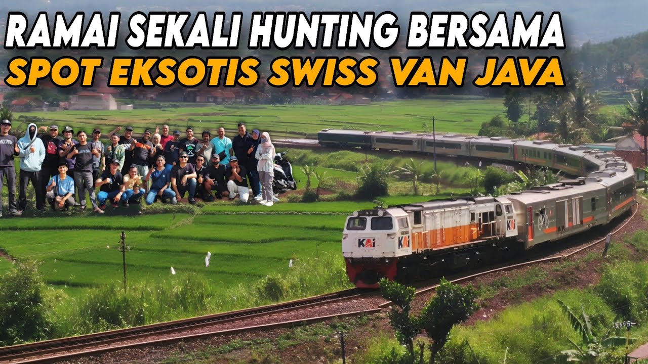 Amazing! Hunting Kereta Paling Seru di Tiber Kadungora&mdash;Tikungan Ekstrim! #train