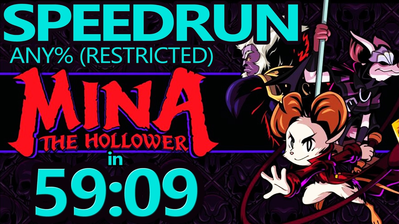 (World Record) Mina the Hollower - Any% (Restricted) in 59:09