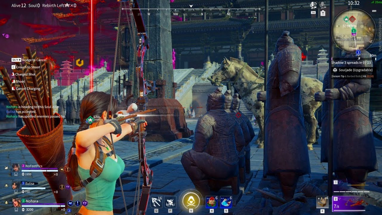 LARA CROFT GAMING! Naraka x Tomb Raider and Trio Asura rank up! Naraka Bladepoint: Asura (4525)