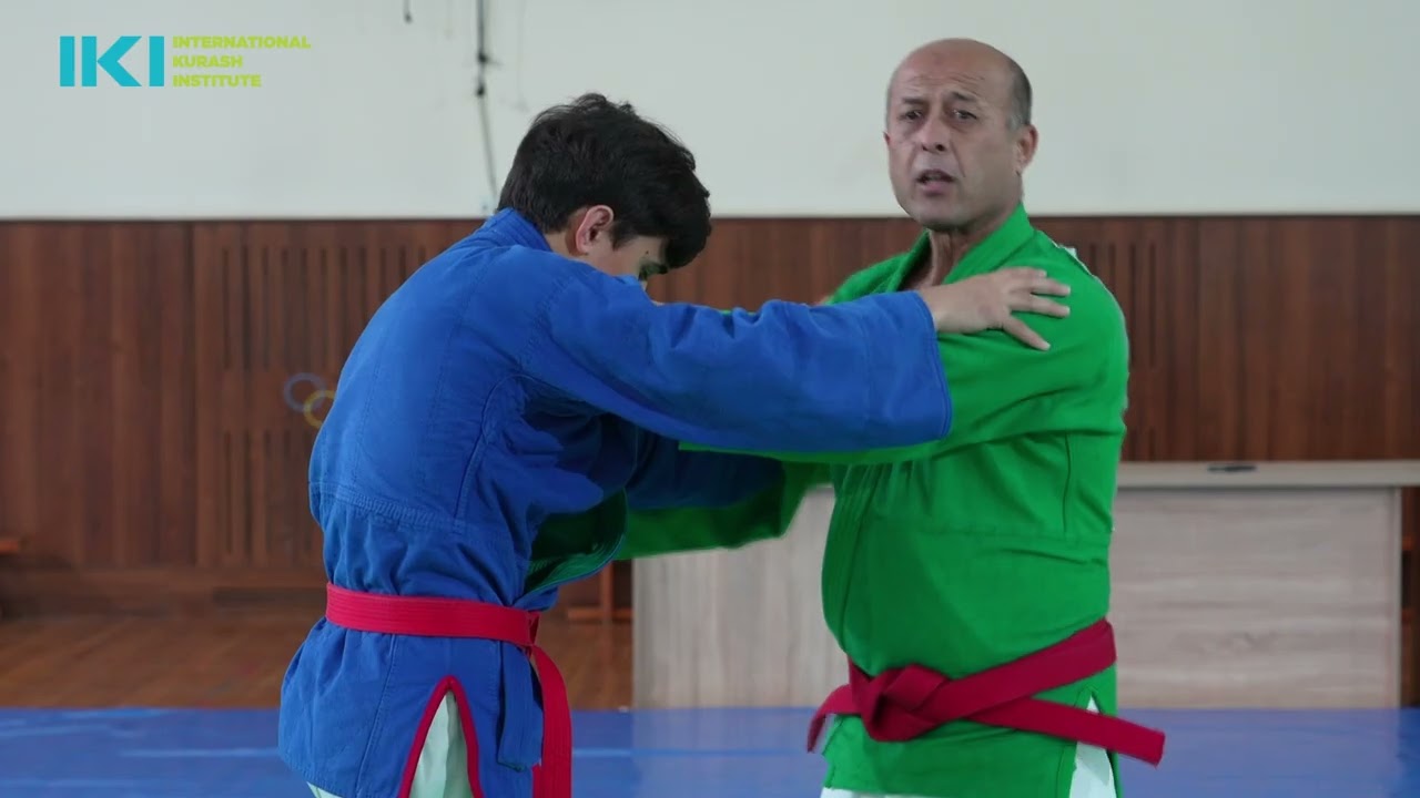 Kurash Usul Group 4 - Supurma, Technique 23- Qarshi supurma